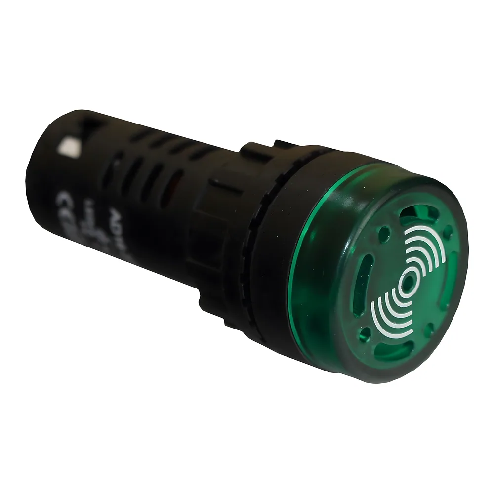 Зумер AD22SM 230 В АC зелений TECHNO SYSTEM TNSy5506537