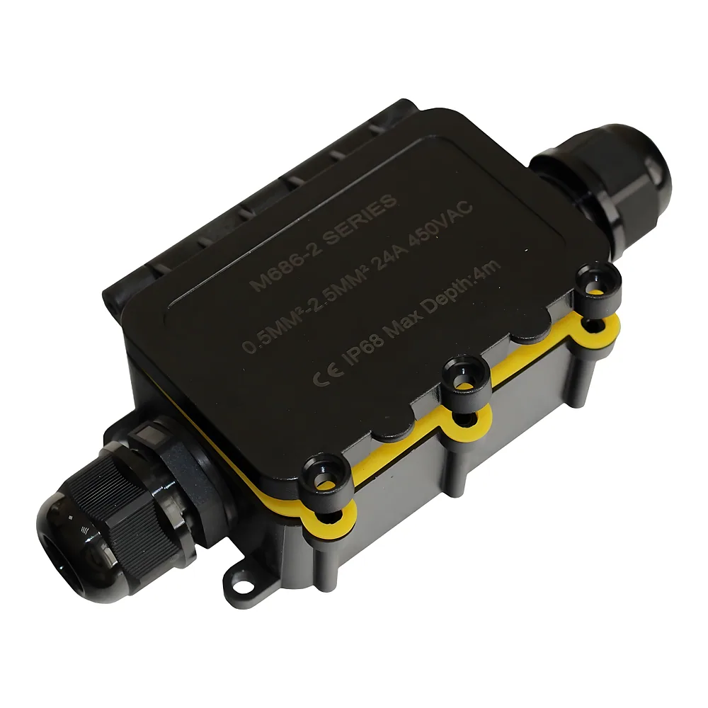 Коробка розподільча М686-2 IP68 з клеммой 24 А TECHNO SYSTEM TNSy5506529