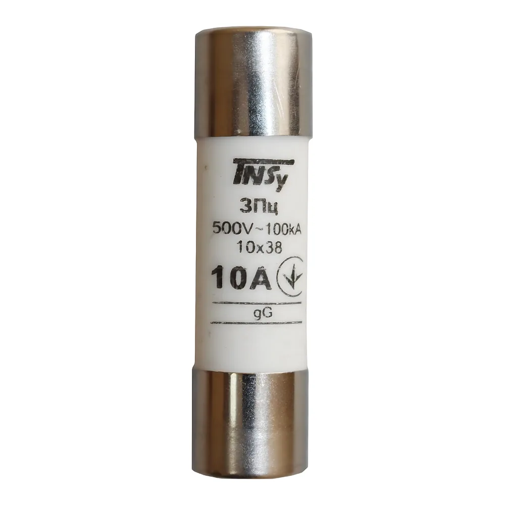 Запобіжник циліндричний ЗПц 10х38 gG 10 А TECHNO SYSTEM TNSy5506459