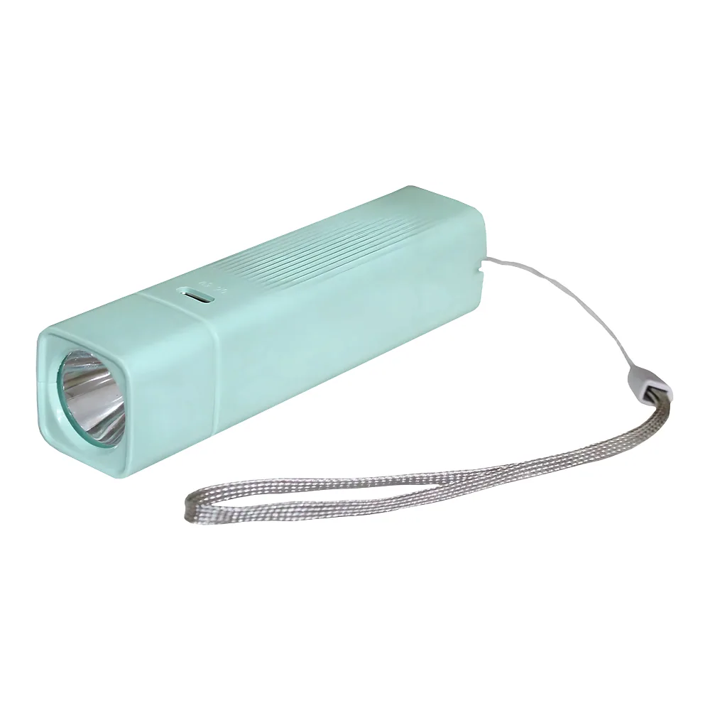 Ліхтарик ручний LED FL2 1 Вт 6500K 3/4H 100L bat: 3,7 В 1,2 А зелений TECHNO SYSTEM TNSy5001243