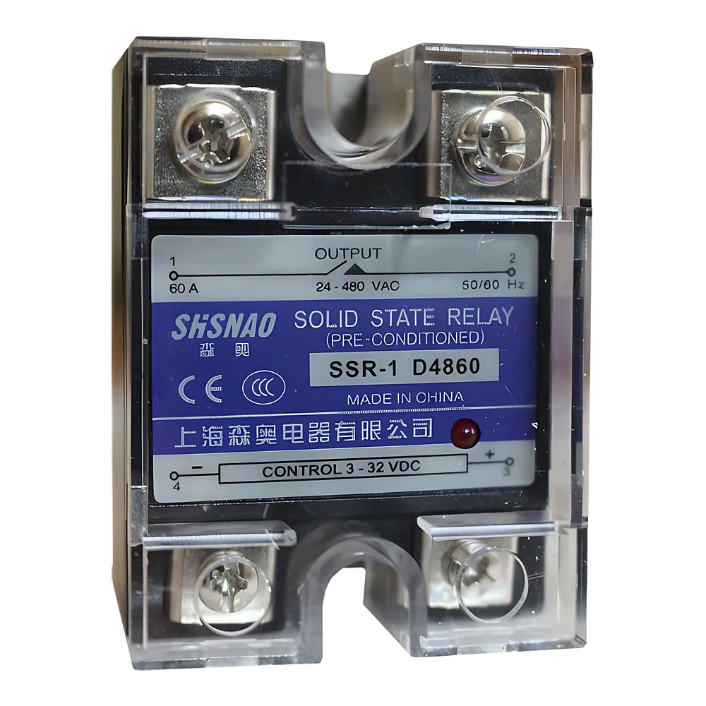 Твердотільне реле SSR-1 D4880 80 А 24-480VAC/3-32VDC 20мА TECHNO SYSTEM TNSy5505566