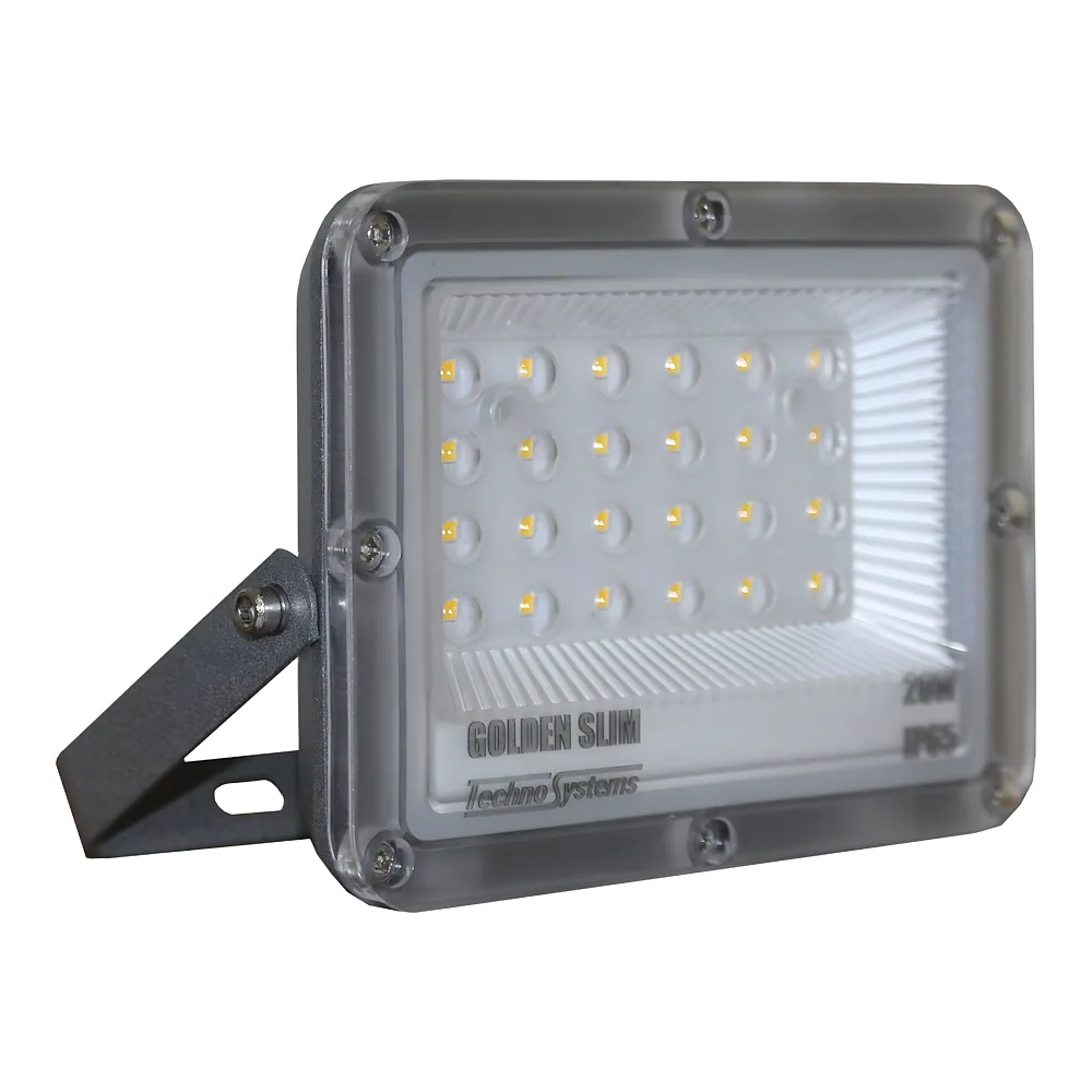 Прожектор LED 20 Вт GOLDEN Slim 220 В 2200Lm 4000K IP65 TECHNO SYSTEM TNSy5001192
