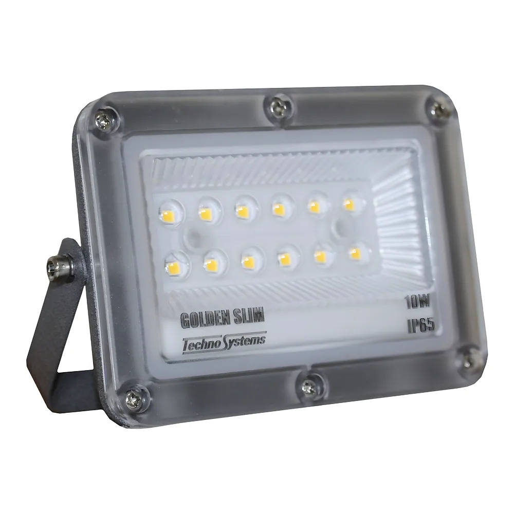 Прожектор LED 10 Вт GOLDEN Slim 220 В 1100Lm 4000K IP65 TECHNO SYSTEM TNSy5001191
