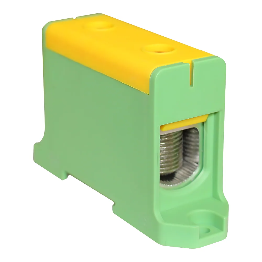 Клема силова СКНГз-JHT5-150 35-150 мм² 290 А «PE» жовто-зелена TECHNO SYSTEM TNSy5506243