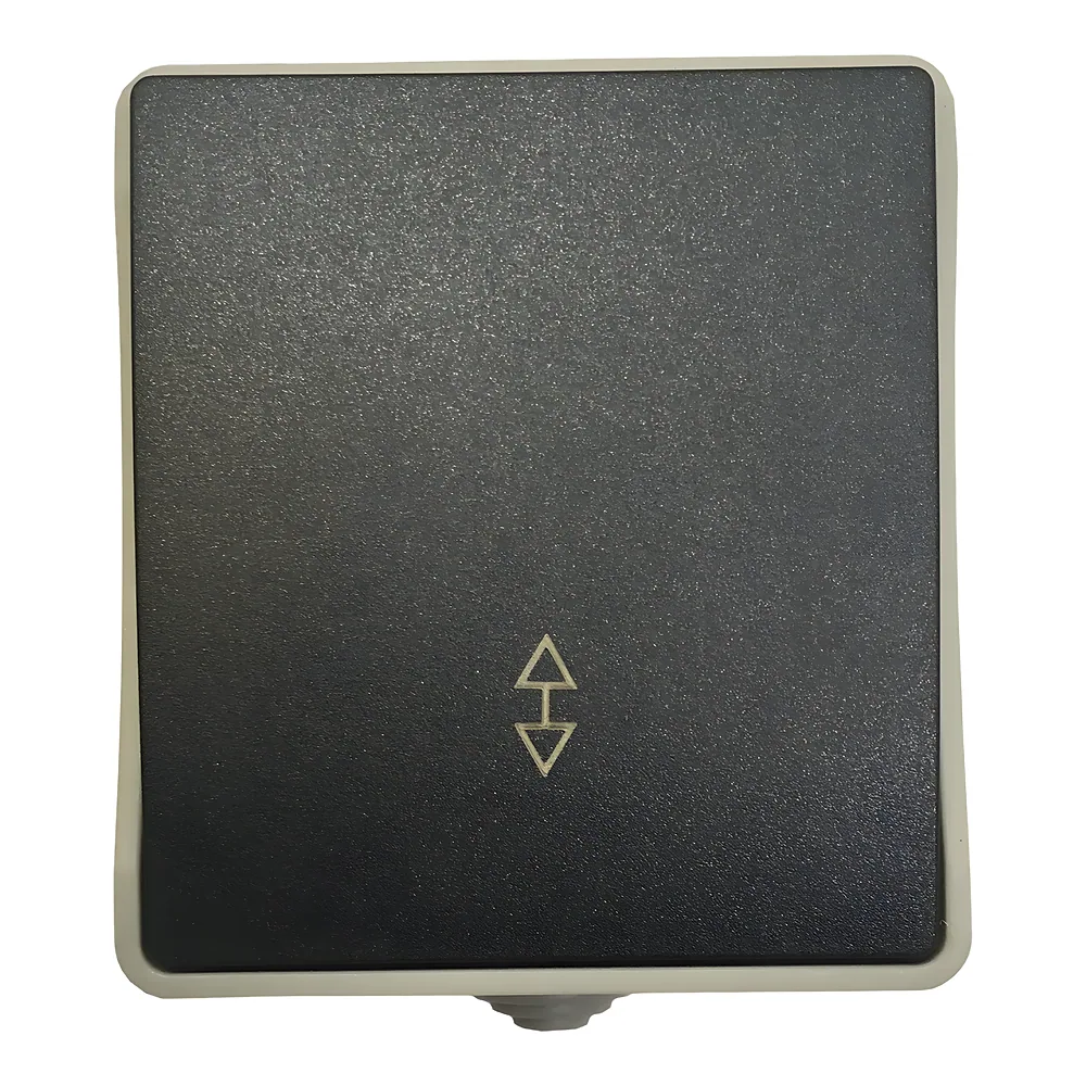 Вимикач зовнішній встановлення 1-клавішний прохідний IP54 SURFACE TECHNO SYSTEM TNSy5000989