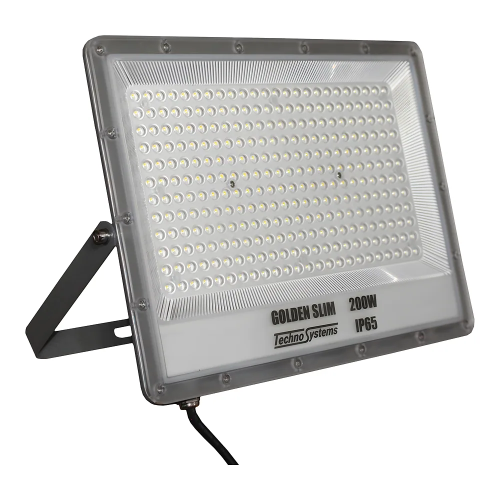 Прожектор LED 200 Вт GOLDEN Slim 220 В 22000Lm 6500K IP65 TECHNO SYSTEM TNSy5000996