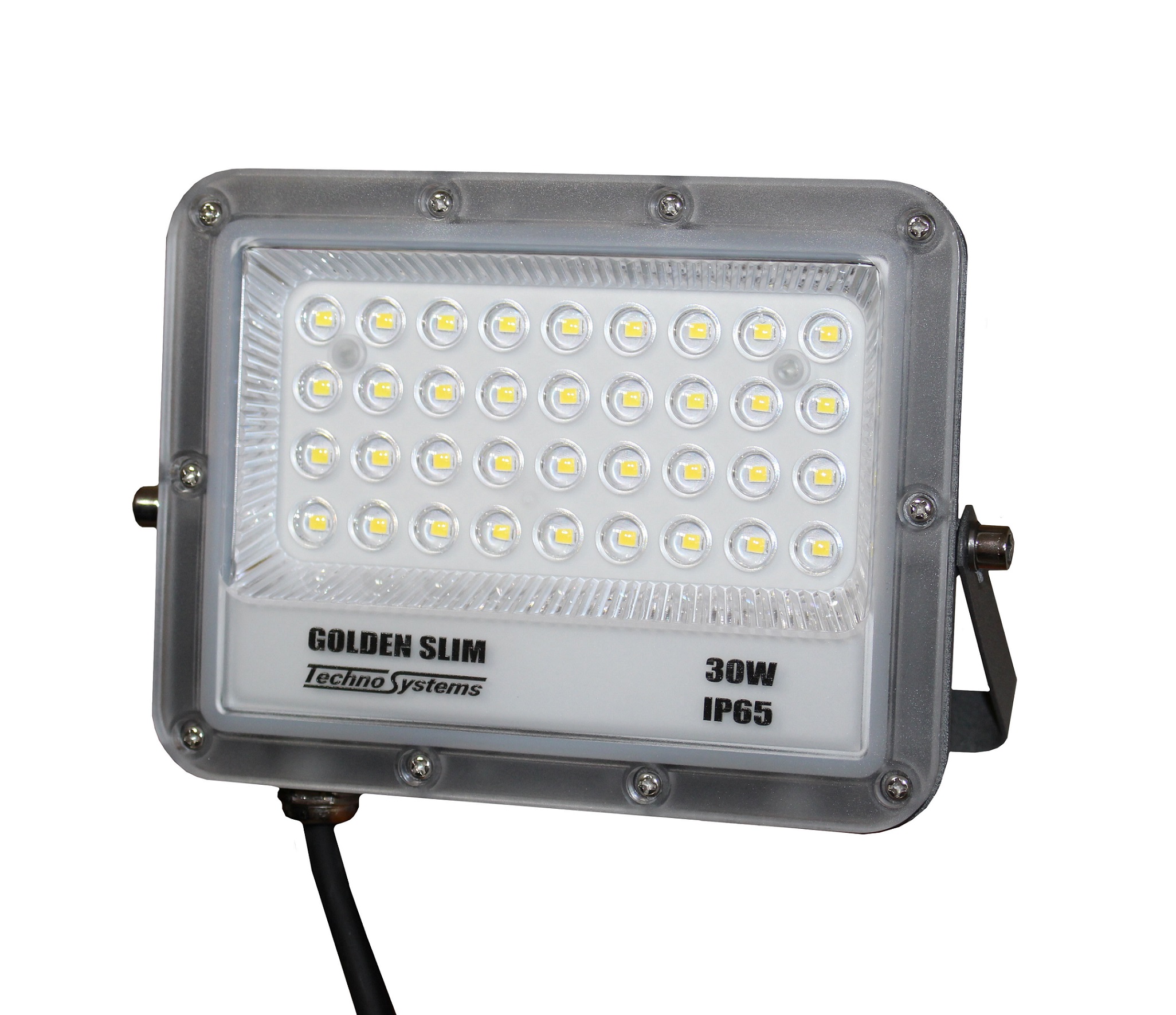Прожектор LED 30 Вт GOLDEN Slim 220 В 3300Lm 6500K IP65 TECHNO SYSTEM TNSy5000992