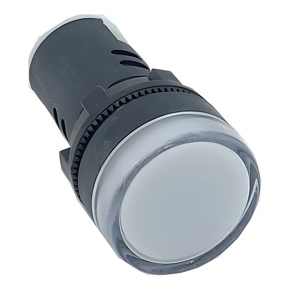 Лампа AD22DS d22mm 24 В AC/DC біла TECHNO SYSTEM TNSy5500232
