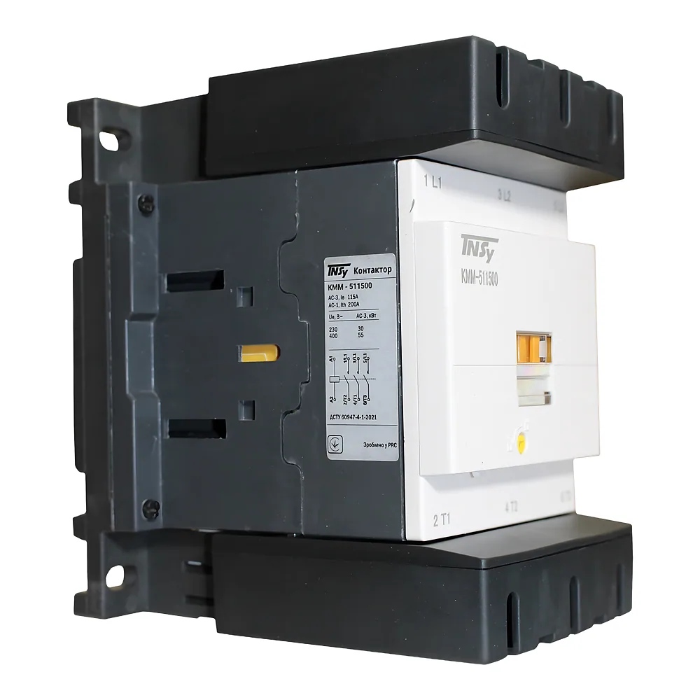 Контактор КММ511500 115 А 220 В/АС3 (220 В 30kW/400 В 55kW) TECHNO SYSTEM TNSy5505620