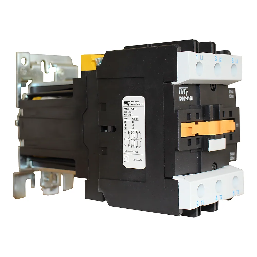 Контактор КММп49511 95 А 24 В DC 1NO+1NC (220 В 25kW / 400 В 45kW) TECHNO SYSTEM TNSy5505616