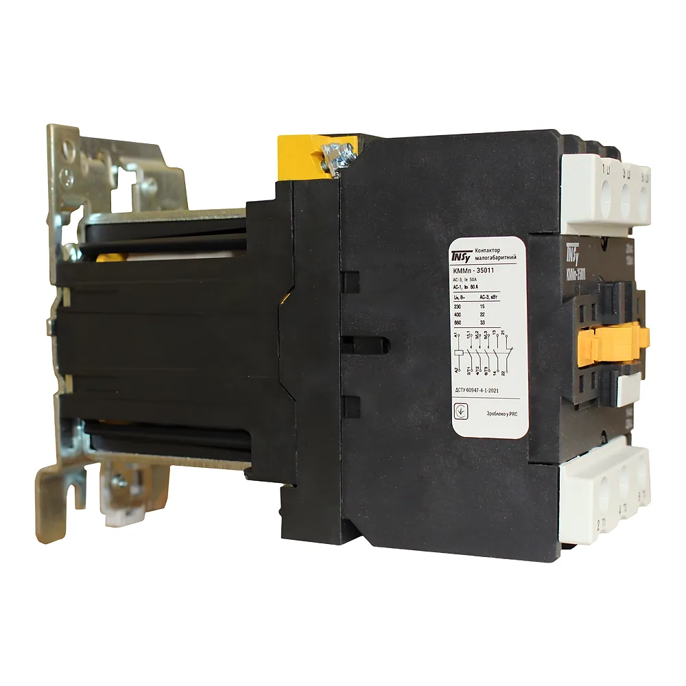 Контактор КММп35011 50 А 24 В DC 1NO+1NC (220 В 15kW / 400 В 22kW) TECHNO SYSTEM TNSy5505613