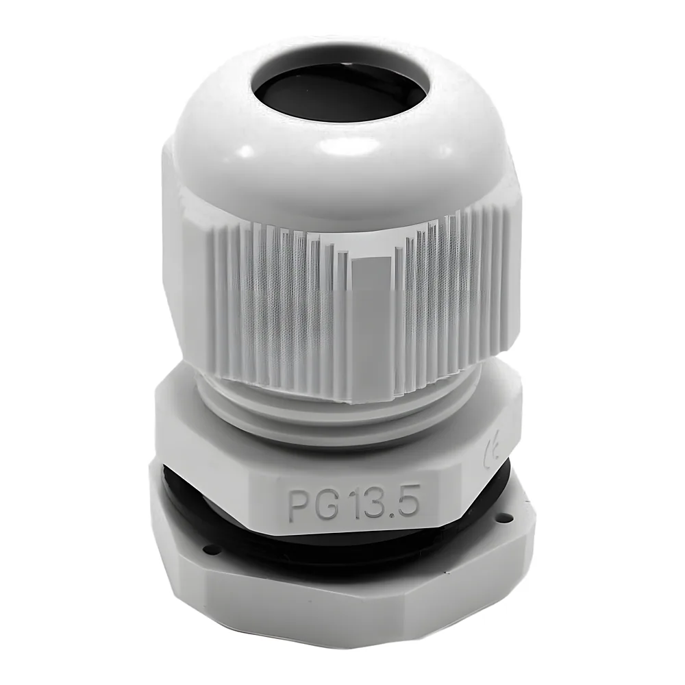 Кабельний ввід PG13,5 d6-12 мм IP68 білий «PP» TECHNO SYSTEM TNSy5505335