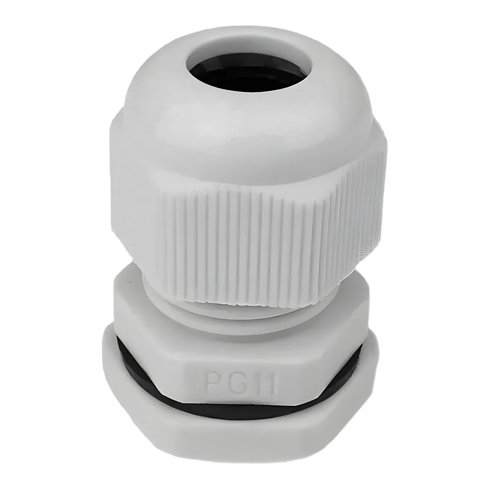 Кабельний ввід PG11 d5-10 мм IP68 білий «PP» TECHNO SYSTEM TNSy5505334