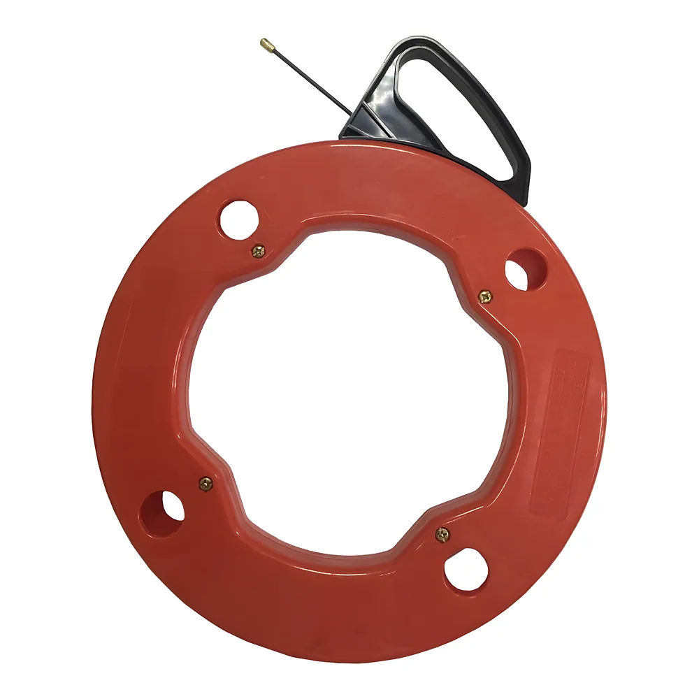 Протяжка ПКнК-4/5 на котушці для кабелю нейлонова біла 4 мм 5 м TECHNO SYSTEM TNSy5505445