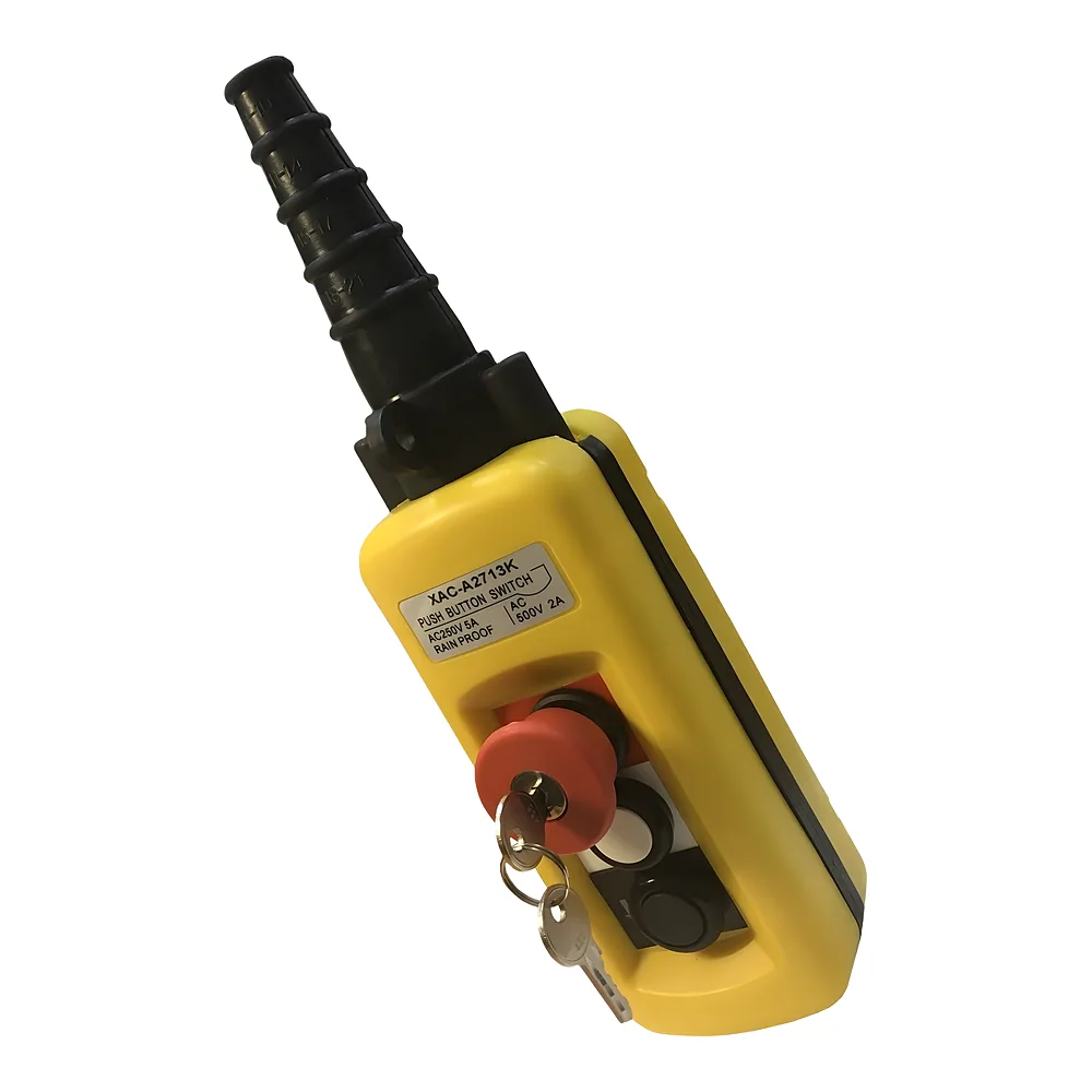 Пост керування XAL-B3-2713К 2 кнопки+СТОП IP 65 з ключем 2NO+1NC TECHNO SYSTEM TNSy5505353