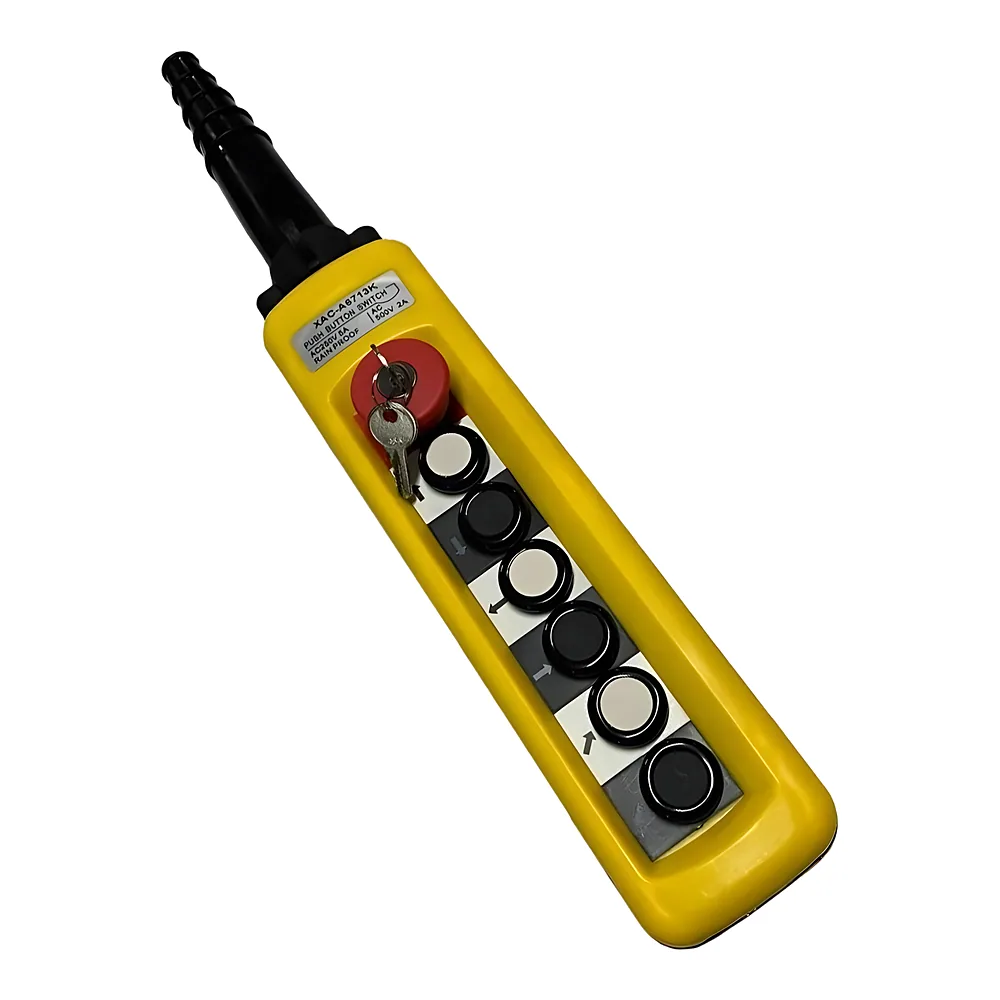 Пост керування XAL-B3-6713К 6 кнопки+СТОП IP65 з ключем 6NO+1NC TECHNO SYSTEM TNSy5505359