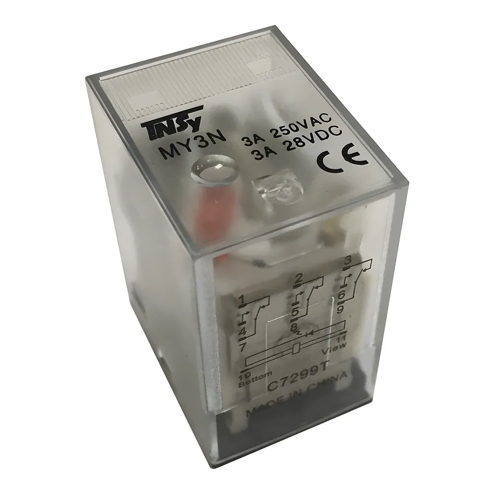 Проміжне реле РП23-MY3 3 А 220АС LED 3p TECHNO SYSTEM TNSy5505004