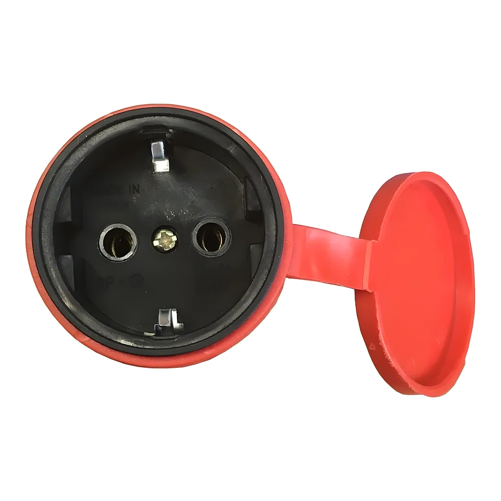 Розетка заземленням пряма переносна RUBBER R/B TECHNO SYSTEM TNSy5000915