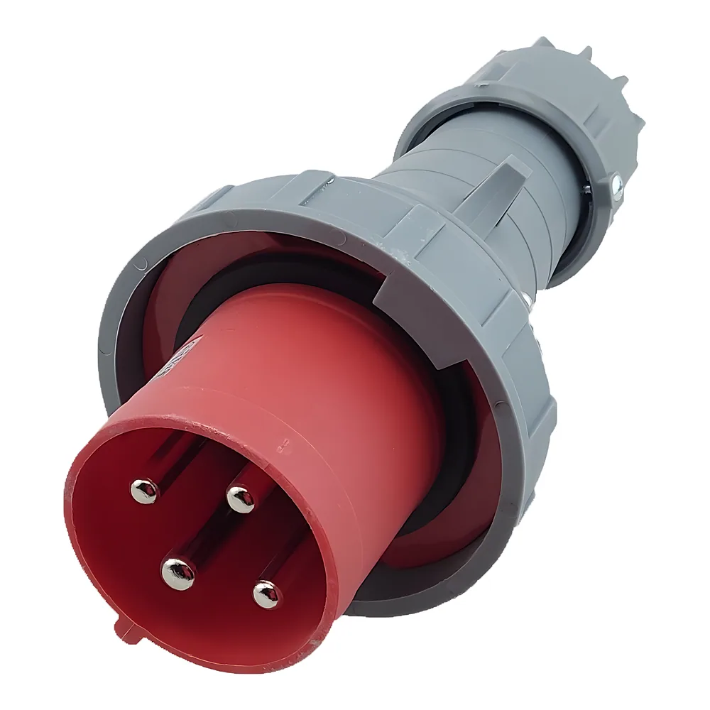 Вилка 0332 PRO 2P+PЕ 63 А 220 В IP67 TECHNO SYSTEM TNSy5503770