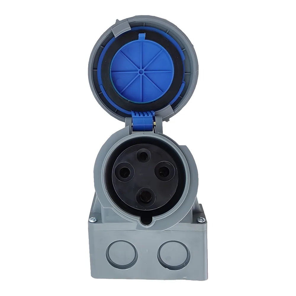 Розетка 1332 PRO стаціонарна 2P+PЕ 63 А 220 В IP67 TECHNO SYSTEM TNSy5503761