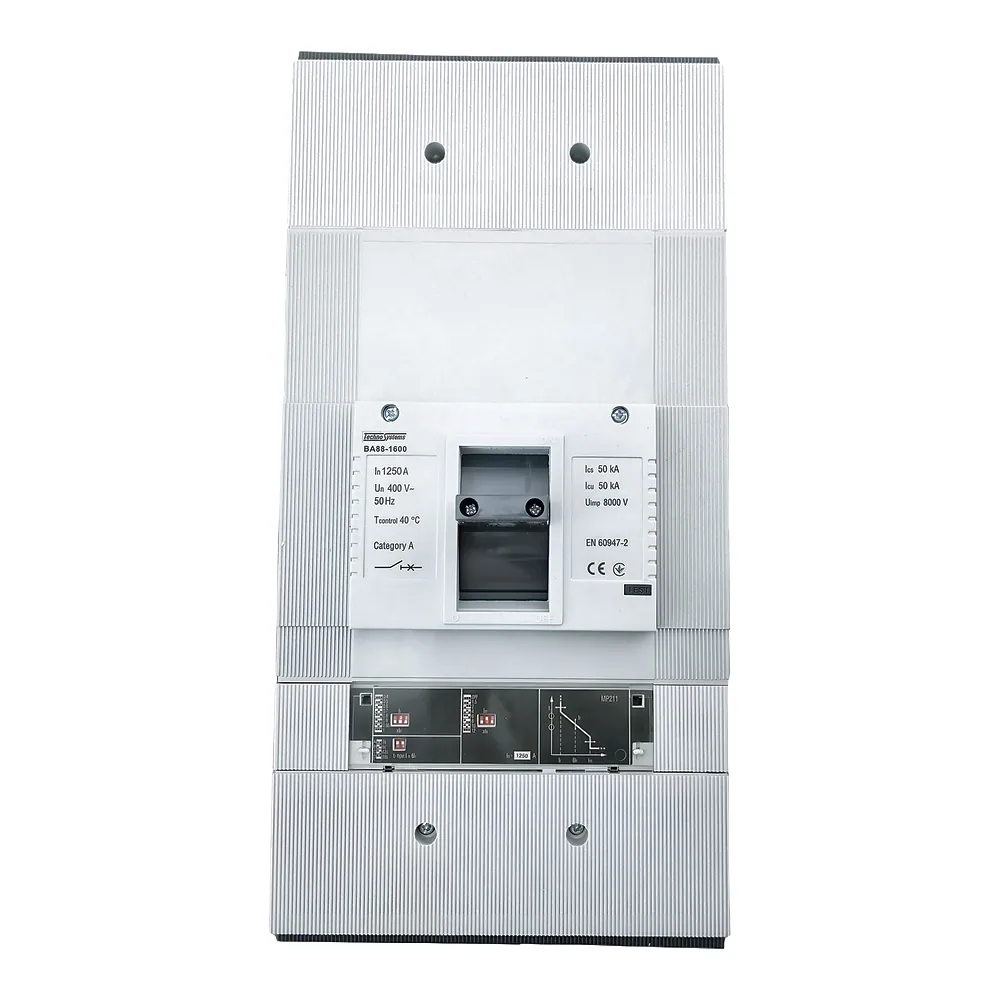 Автоматичний вимикач ВА88-1600 3P 1250 А 50кА з електр розчіпл МР211 TECHNO SYSTEM TNSy5505255