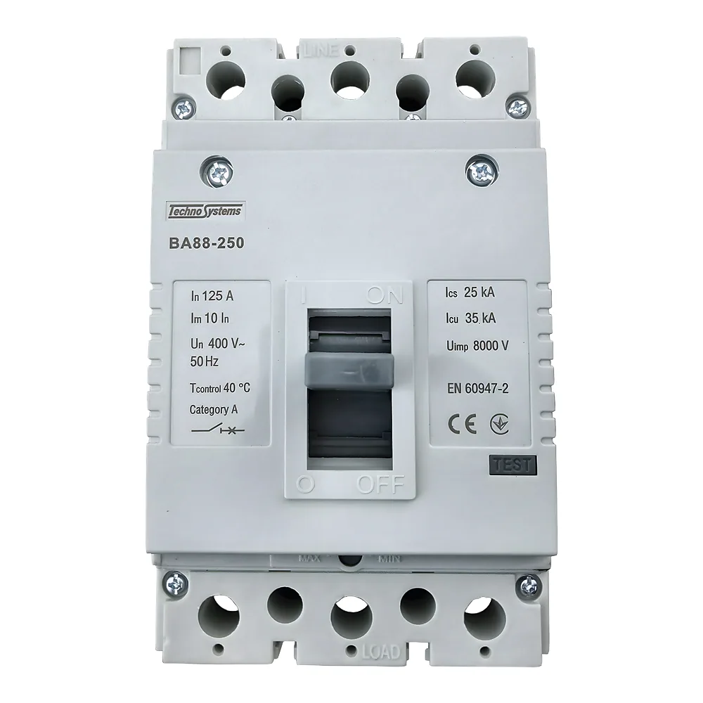 Автоматичний вимикач ВА88-250 3P 125 А 35кА TECHNO SYSTEM TNSy5505240