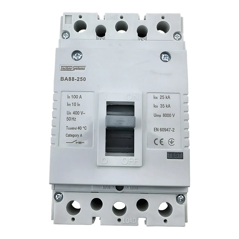 Автоматичний вимикач ВА88-250 3P 100 А 35кА TECHNO SYSTEM TNSy5505239