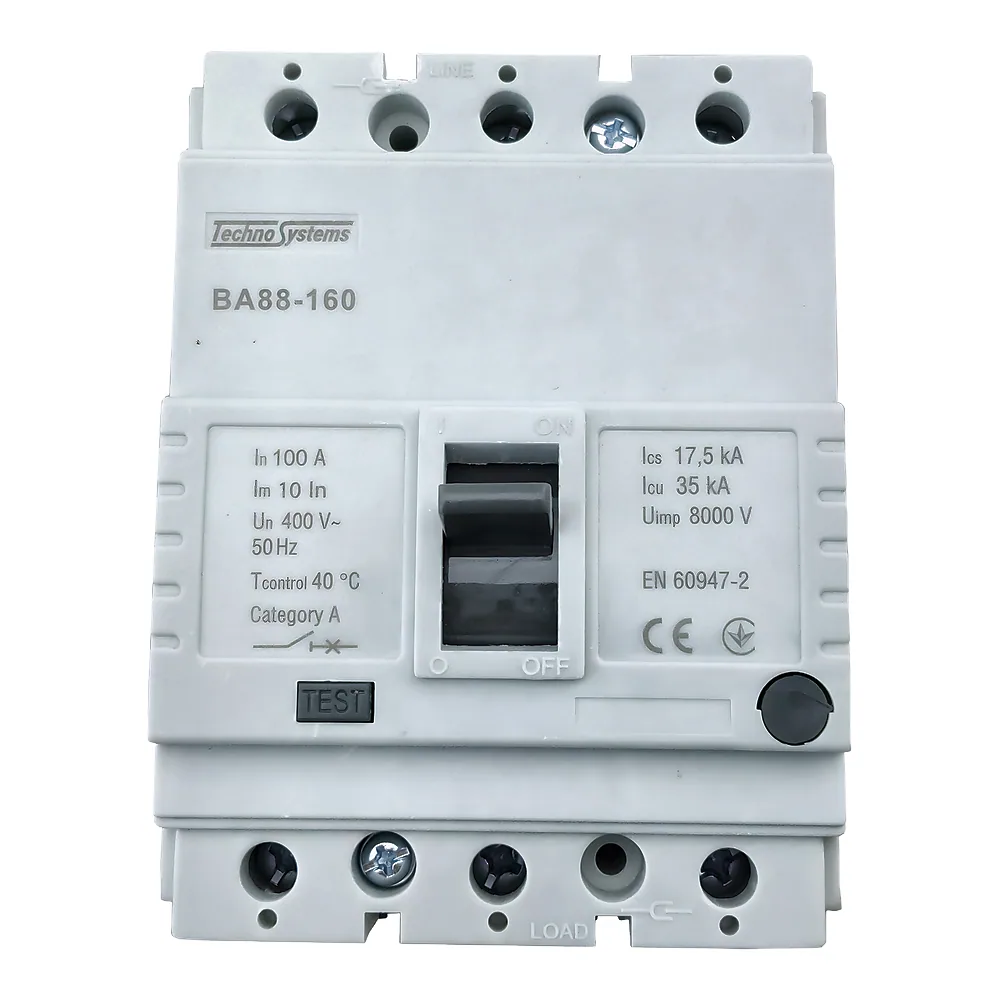 Автоматичний вимикач ВА88-160 3P 100 А 35кА TECHNO SYSTEM TNSy5505234