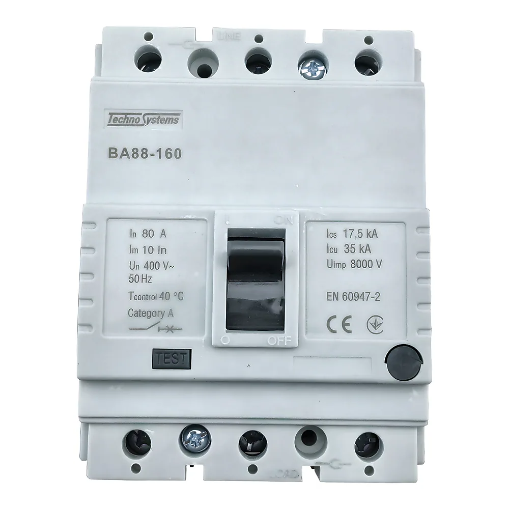 Автоматичний вимикач ВА88-160 3P 80 А 35кА TECHNO SYSTEM TNSy5505233