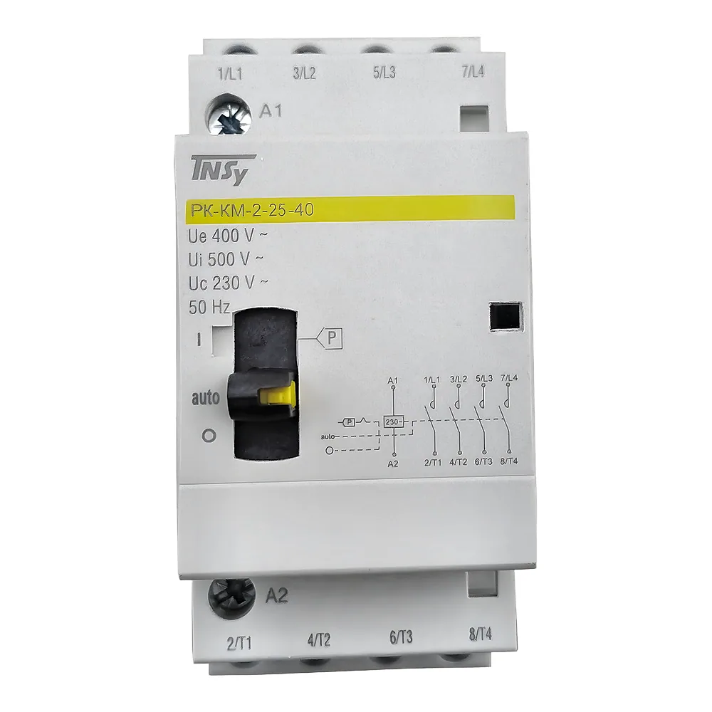 Модульний контактор РК-КМ-2-25-40 25А230AC 4NO 4P 2 модулі з ручним керуванням TECHNO SYSTEM TNSy5504656