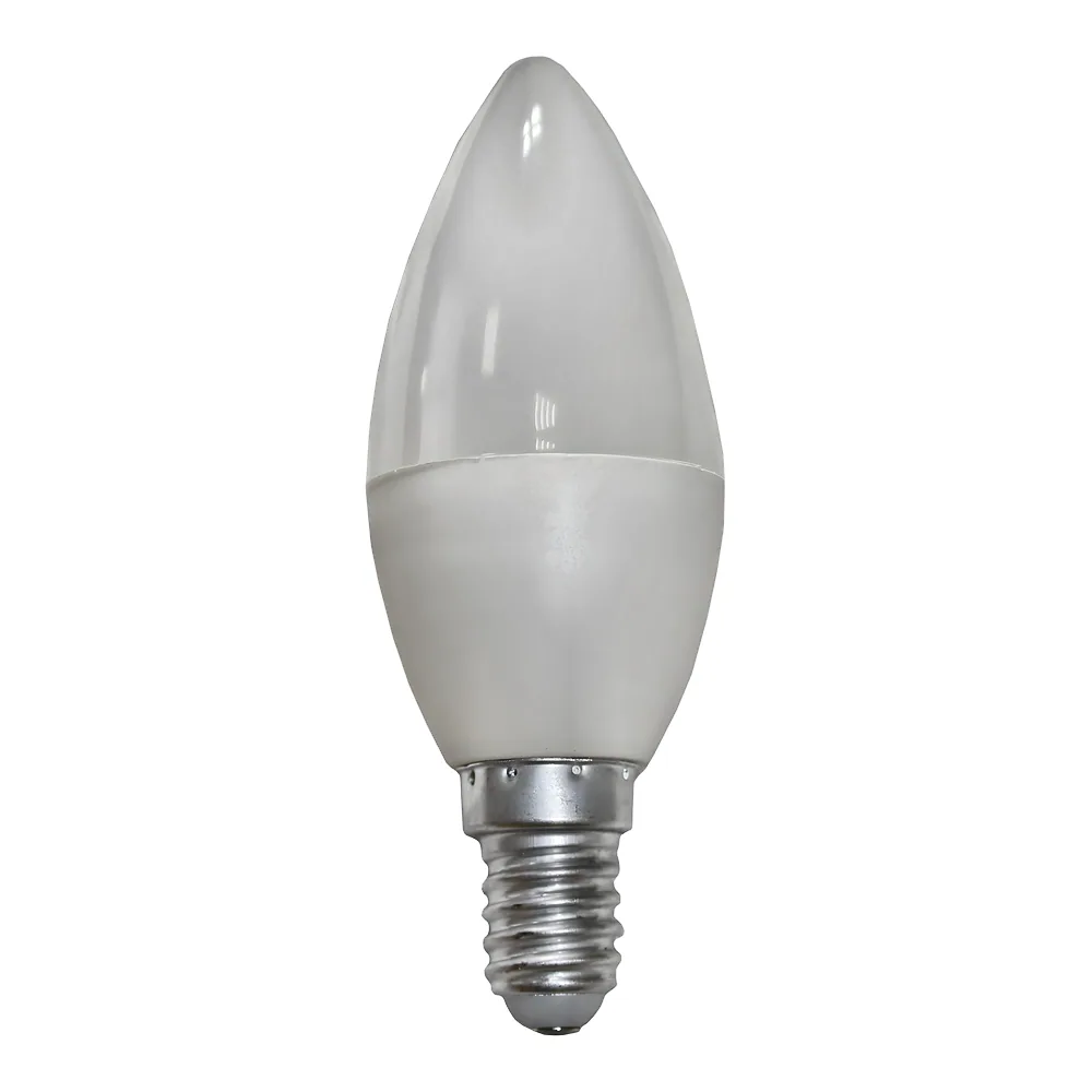 Світлодіодна лампа LED Bulb-C37-8W-E14-220V-4000K-720L SILVER (свічка) BULB TECHNO SYSTEM TNSy5000812