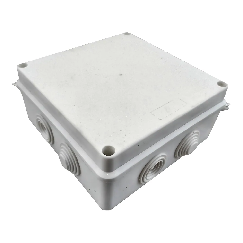 Коробка розподільча 150х150х70 IP65 PP RAL9016 TECHNO SYSTEM TNSy5000755