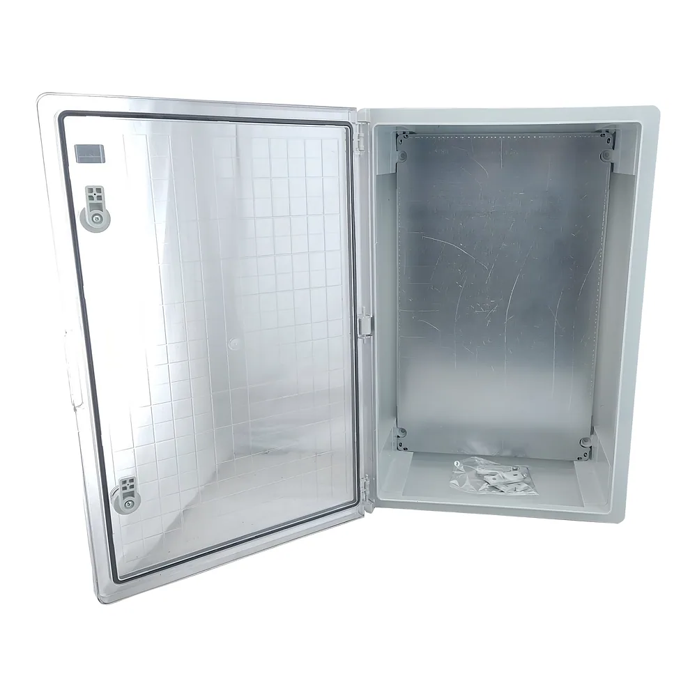 Щит з монтажною панеллю ЩМПп-600х400х200 мм пр. дв. ABS IP65 TECHNO SYSTEM TNSy5504613