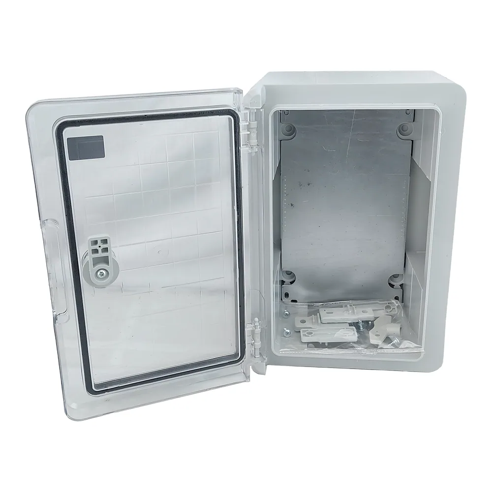 Щит з монтажною панеллю ЩМПп-300х200х130 мм пр. дв. ABS IP65 TECHNO SYSTEM TNSy5504606