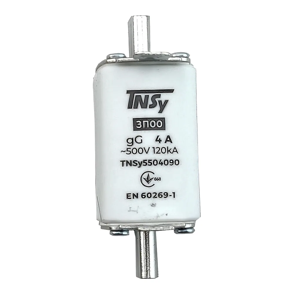 Запобіжник ЗП00 габарит 00 4 А TECHNO SYSTEM TNSy5504090