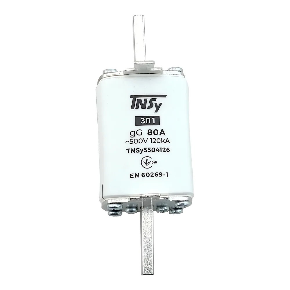 Запобіжник ЗП1 габарит 1 80 А TECHNO SYSTEM TNSy5504126