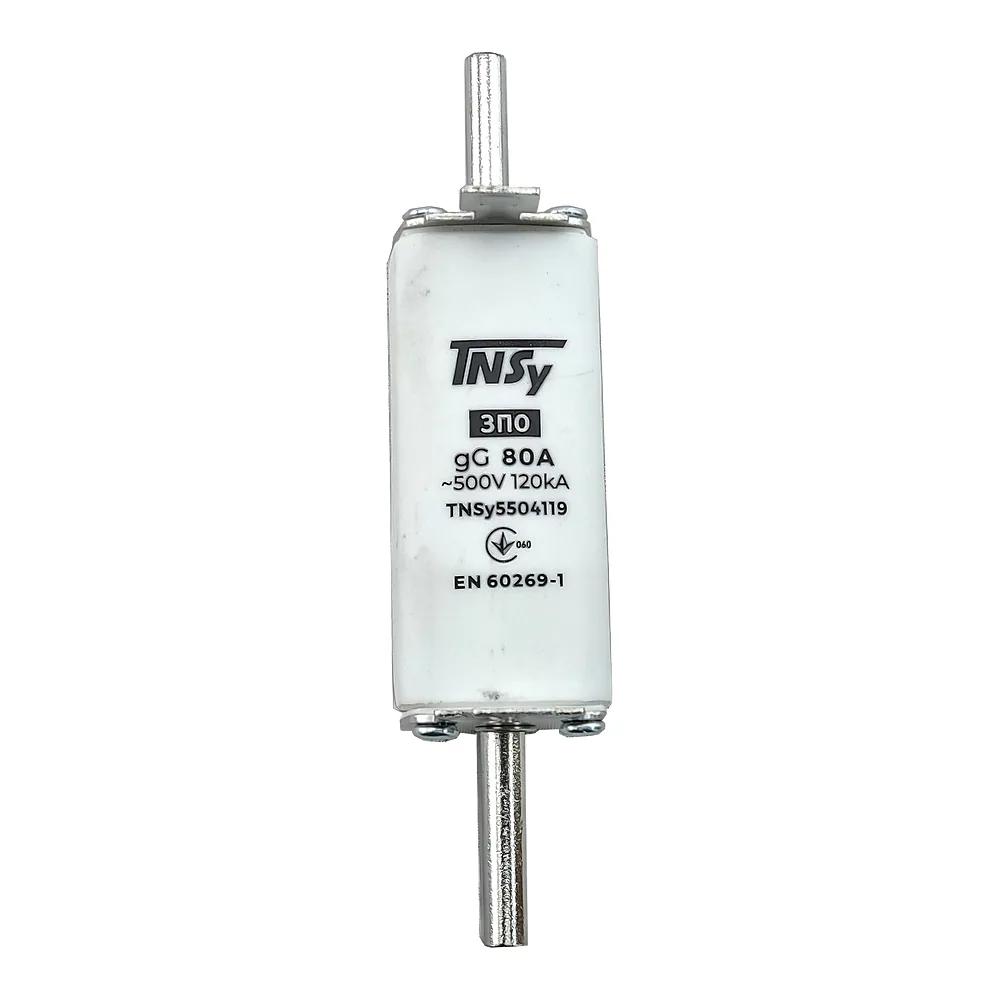 Запобіжник ЗП0 габарит 0 80 А TECHNO SYSTEM TNSy5504119