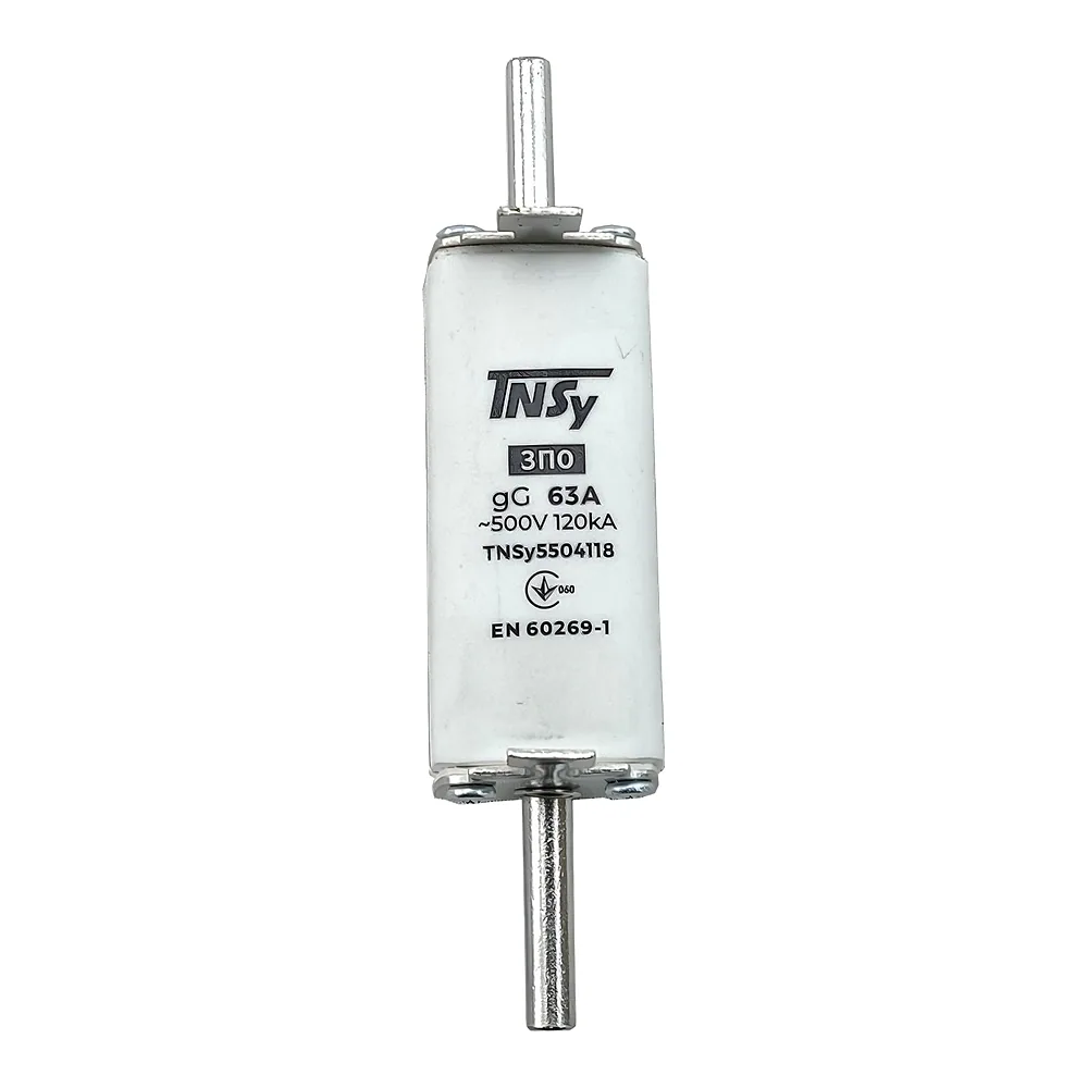 Запобіжник ЗП0 габарит 0 63 А TECHNO SYSTEM TNSy5504118