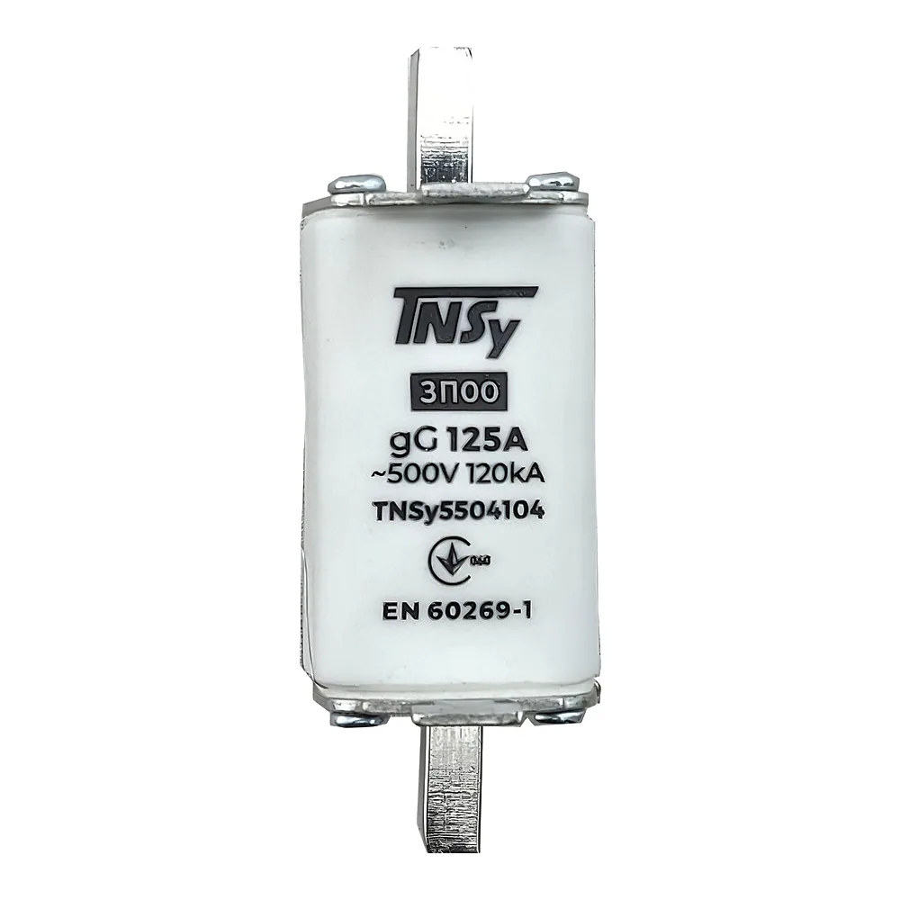 Запобіжник ЗП00 габарит 00 125 А TECHNO SYSTEM TNSy5504104