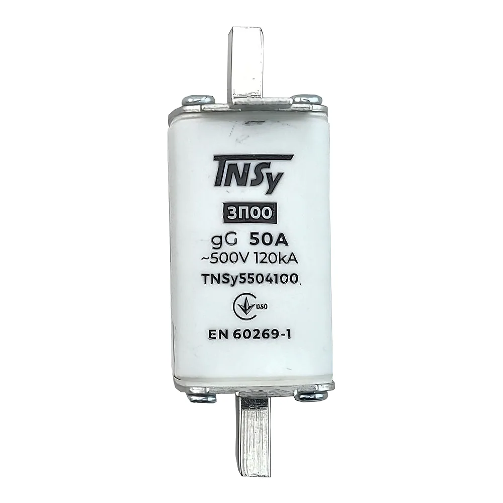Запобіжник ЗП00 габарит 00 50 А TECHNO SYSTEM TNSy5504100
