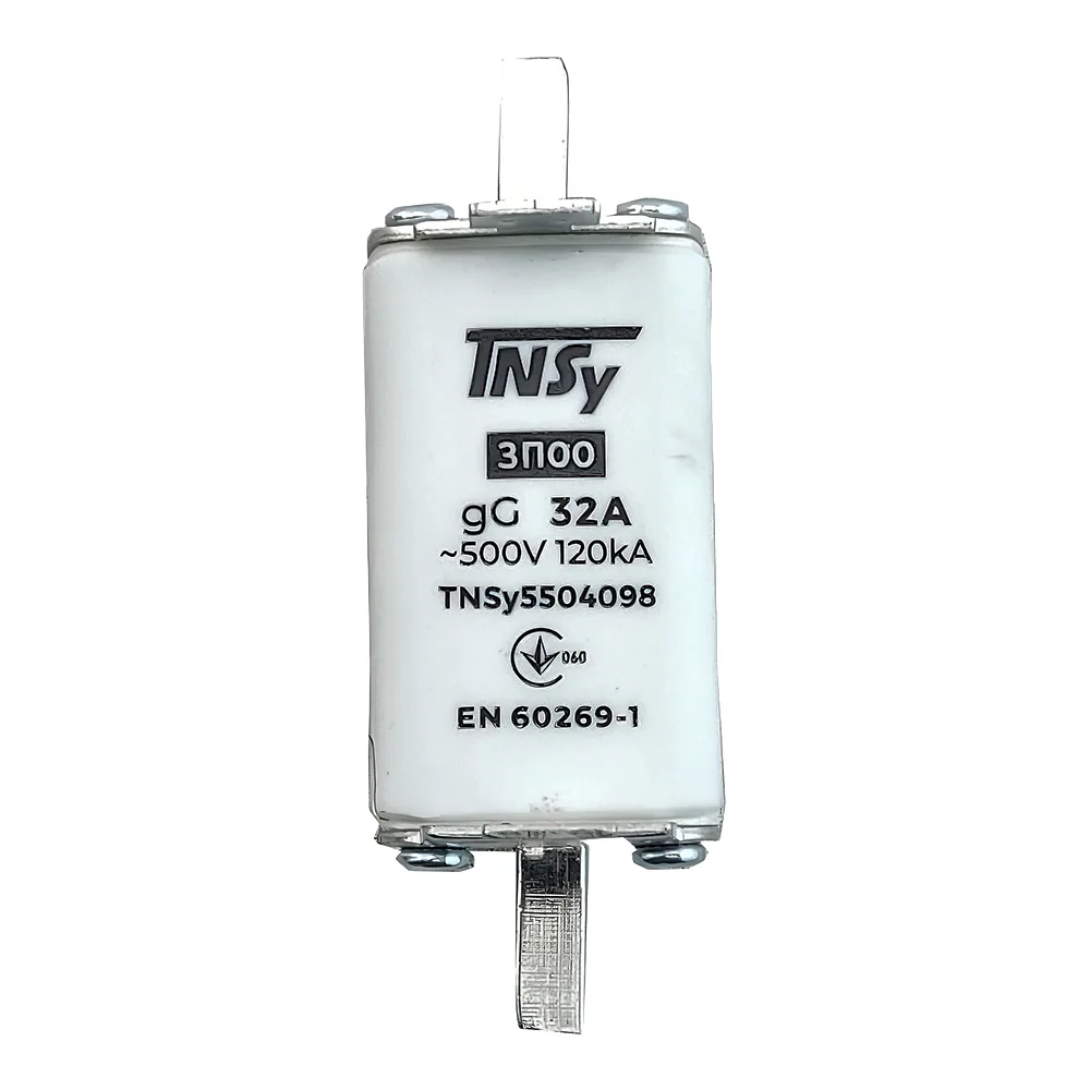 Запобіжник ЗП00 габарит 00 32 А TECHNO SYSTEM TNSy5504098