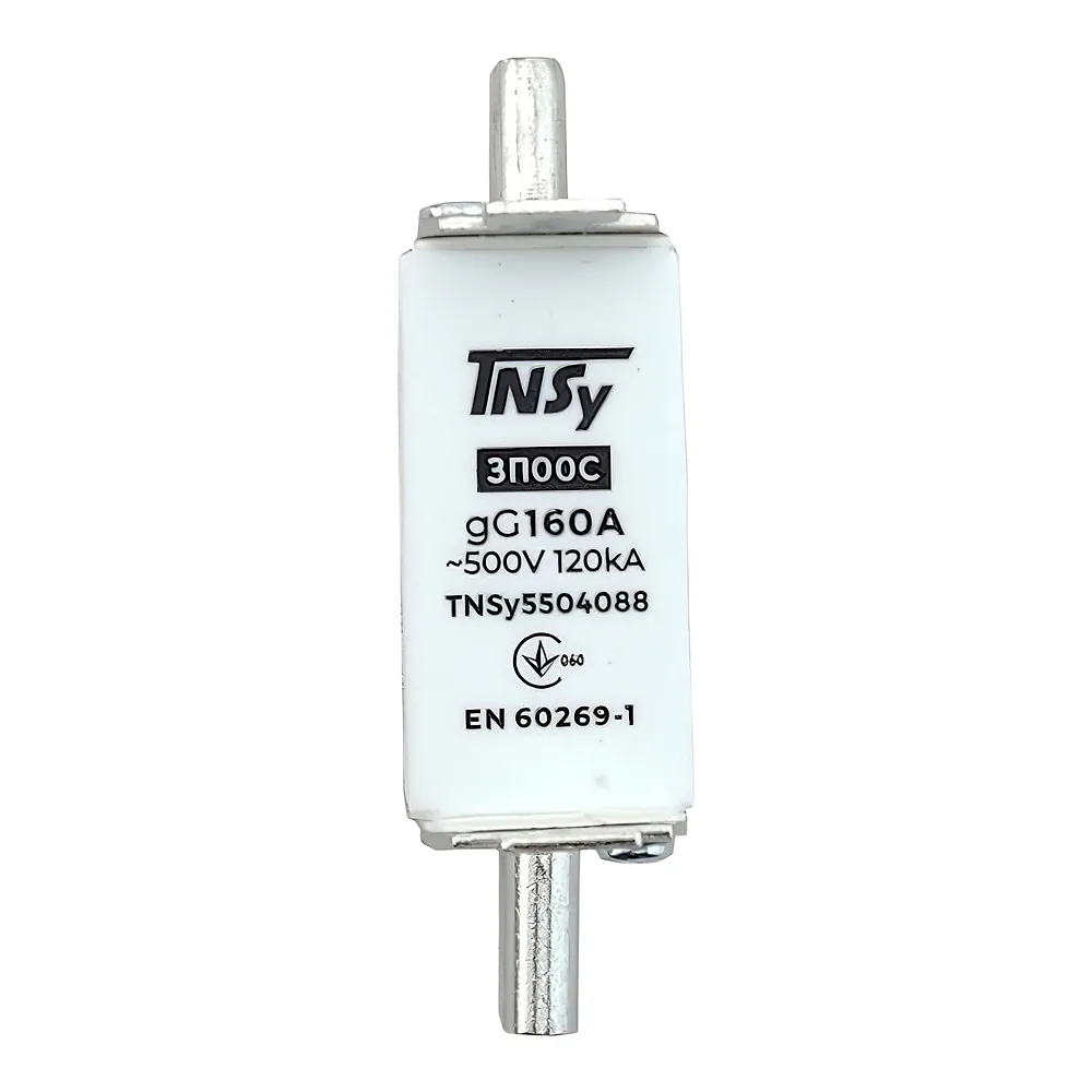 Запобіжник ЗП00C габарит 00С 160 А TECHNO SYSTEM TNSy5504088