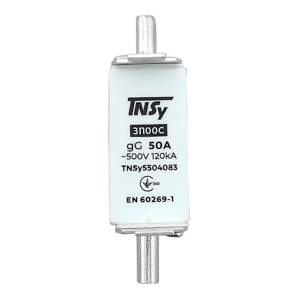 Запобіжник ЗП00C габарит 00С 50 А TECHNO SYSTEM TNSy5504083
