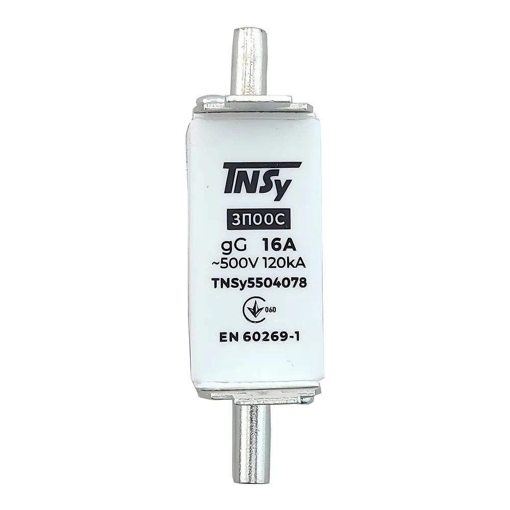 Запобіжник ЗП00C габарит 00С 16 А TECHNO SYSTEM TNSy5504078