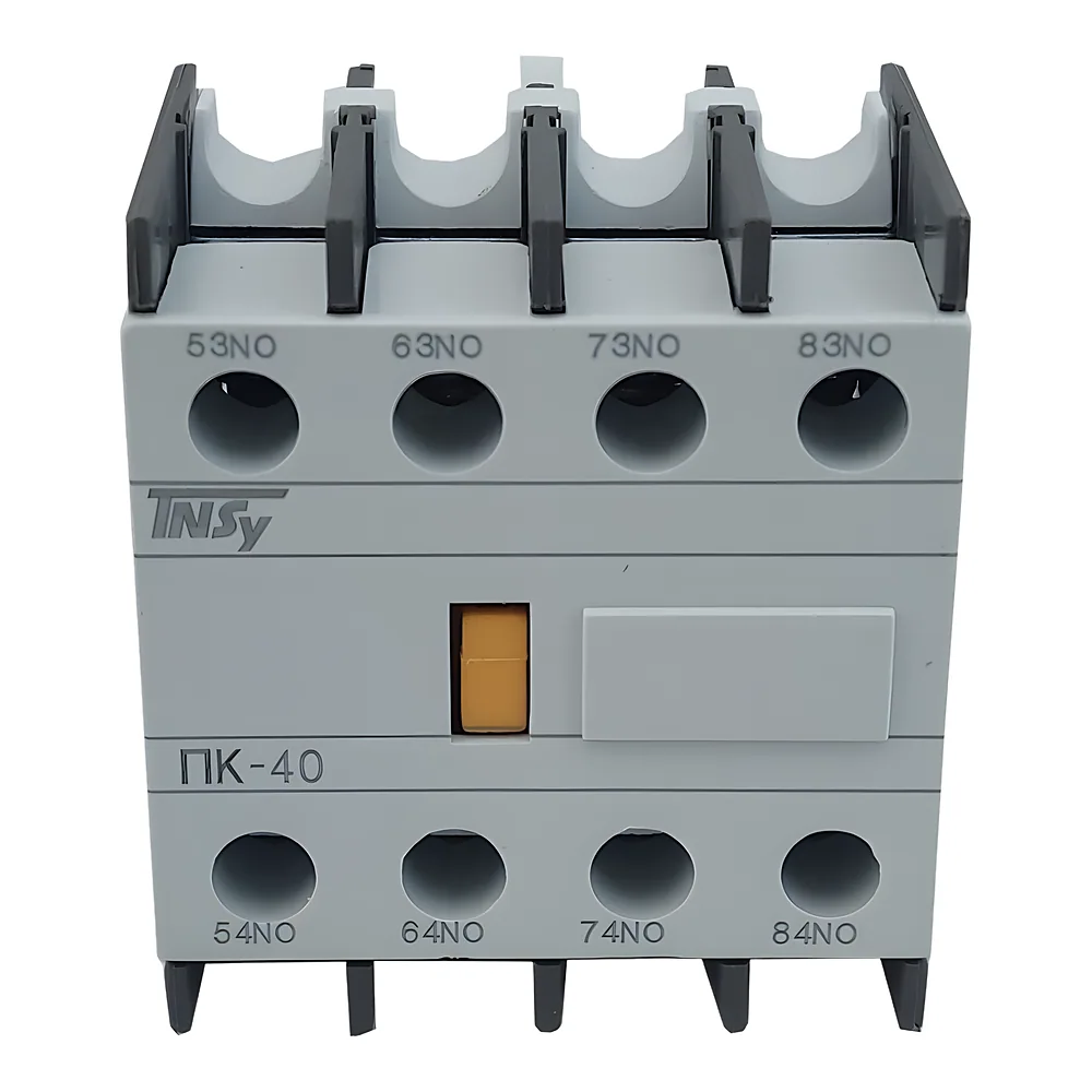 Допоміжний контакт ПК40 додатковий контакт 4NO TECHNO SYSTEM TNSy5504013