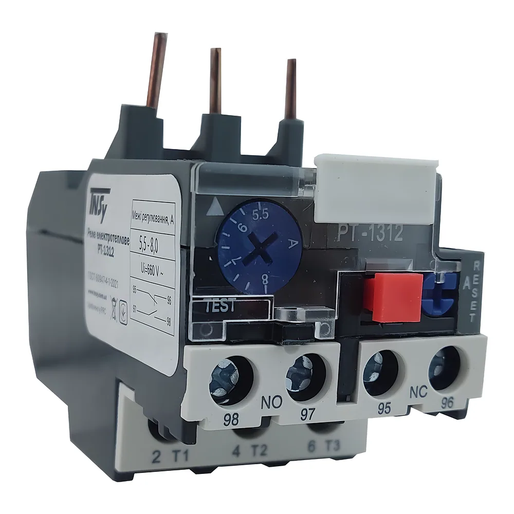 Теплове реле РТ-1312 5,5-8 А для КММ TECHNO SYSTEM TNSy5504052