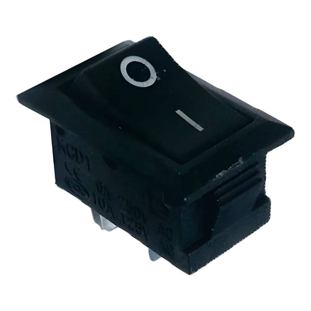 Перемикач KCD1-101 B/B Перемикач 1 клав чорний TECHNO SYSTEM TNSy5500675