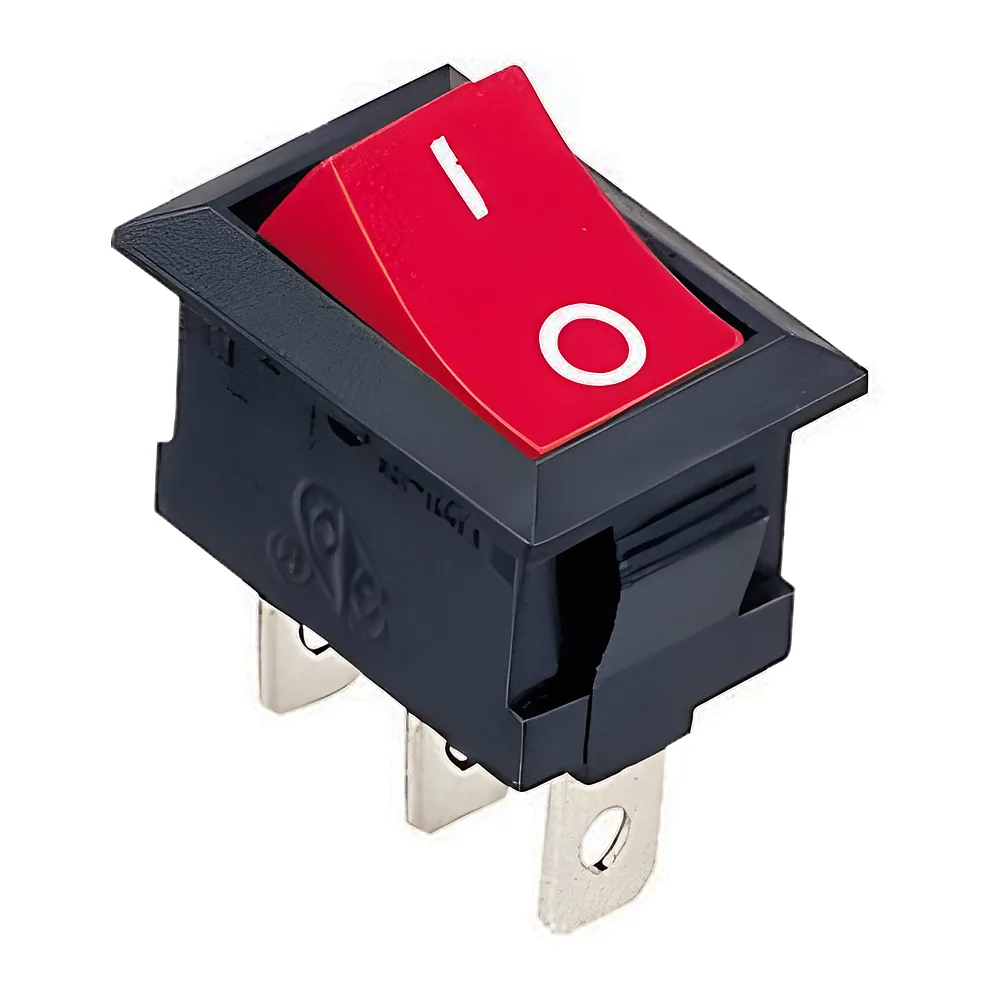 Перемикач KCD1-102 R/B Перемикач 1 клав червоний TECHNO SYSTEM TNSy5500674
