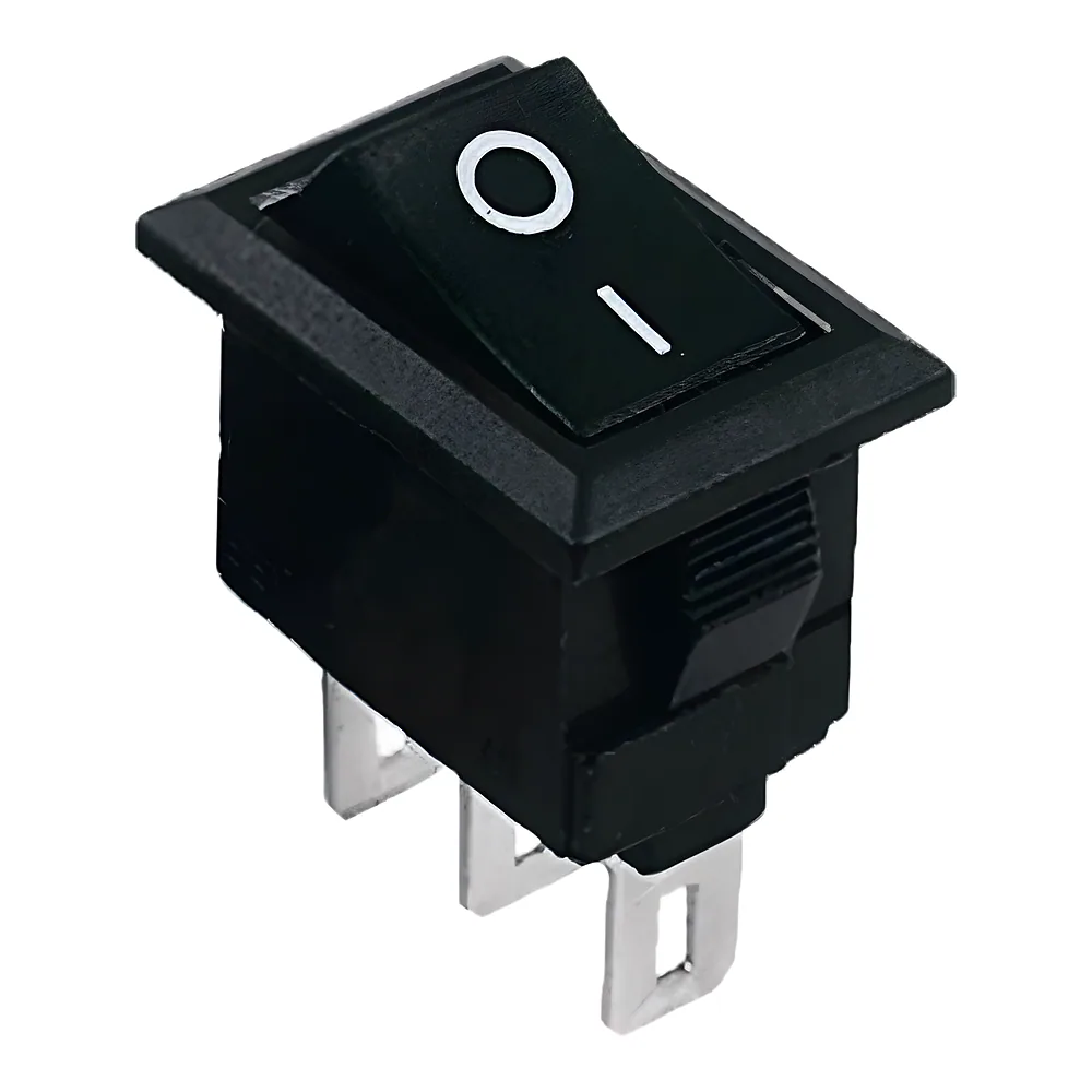 Перемикач KCD1-102 B/B Перемикач 1 клав чорний TECHNO SYSTEM TNSy5500673