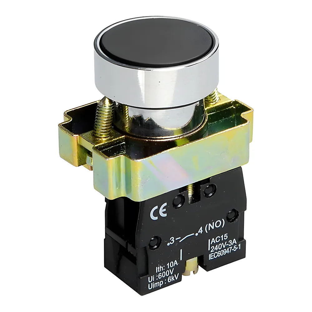 Кнопка XB2-BA21 1NO без підсвічування чорний TECHNO SYSTEM TNSy5500272